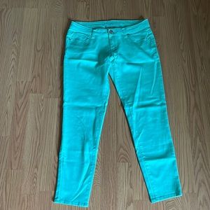 Teal Low Rise Skinny Jegging